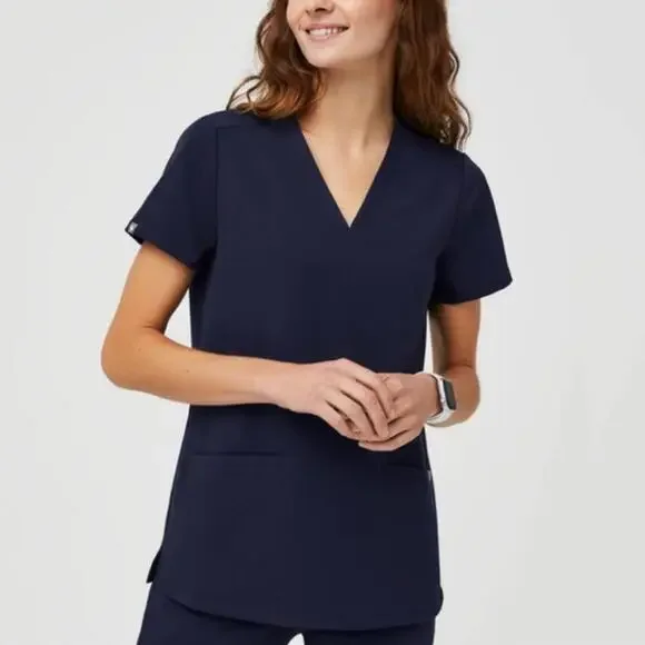FIGS Casma Scrub Top in Navy Blue Size Extra Small - Picture 1 of 4